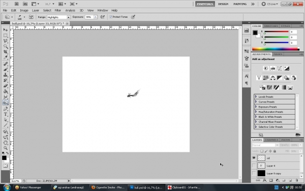 Creation of Smoke Bull: Step 2
